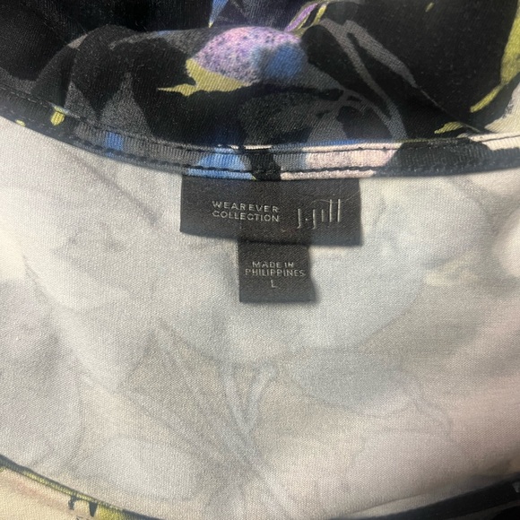 J. Jill Wearever Collection Allium Moonlit Garden Dress Size L NWOT - Picture 8 of 10